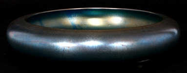 STEUBEN ART GLASS BOWL AND VASE