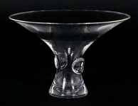 STEUBEN ART GLASS BOWL AND VASE