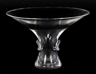 STEUBEN ART GLASS BOWL AND VASE