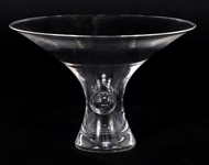 STEUBEN ART GLASS BOWL AND VASE