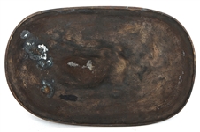 BRONZE HUNTING DOG STATUE