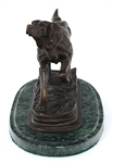 JULES MOIGNIEZ BRONZE DOG STATUE