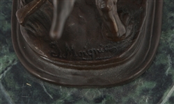 JULES MOIGNIEZ BRONZE DOG STATUE