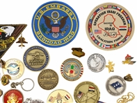 US MIILTARY CHALLENGE COINS, KEY CHAINS, & PATCHES