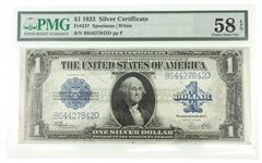 1923 US $1 SILVER CERTIFICATE Fr.237 PMG
