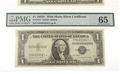 1935G US $1 SILVER CERTIFICATE NOTES SMITH | DILLON PMG