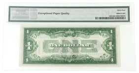 1928A US $1 SILVER CERTIFICATE Fr.1601 PMG CHOICE UNC64