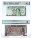 PORTUGAL & GILBRALTAR PMG GRADED BANKNOTES