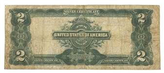 1899 US $2 SILVER CERTIFICATE Fr.258 