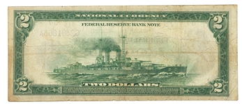 1918 US $2 FEDERAL RESERVE CHICAGO NOTE Fr.765 