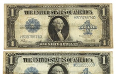 1923 US $1 SILVER CERTIFICATE NOTES Fr.237