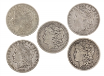 1890-1921 US SILVER MORGAN DOLLAR COINS