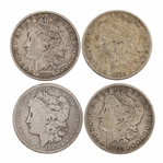 1884-1889 US SILVER MORGAN DOLLAR COINS