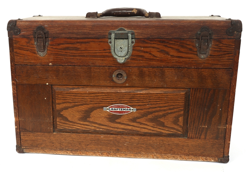 CRAFTSMAN WOOD TOOL BOX 