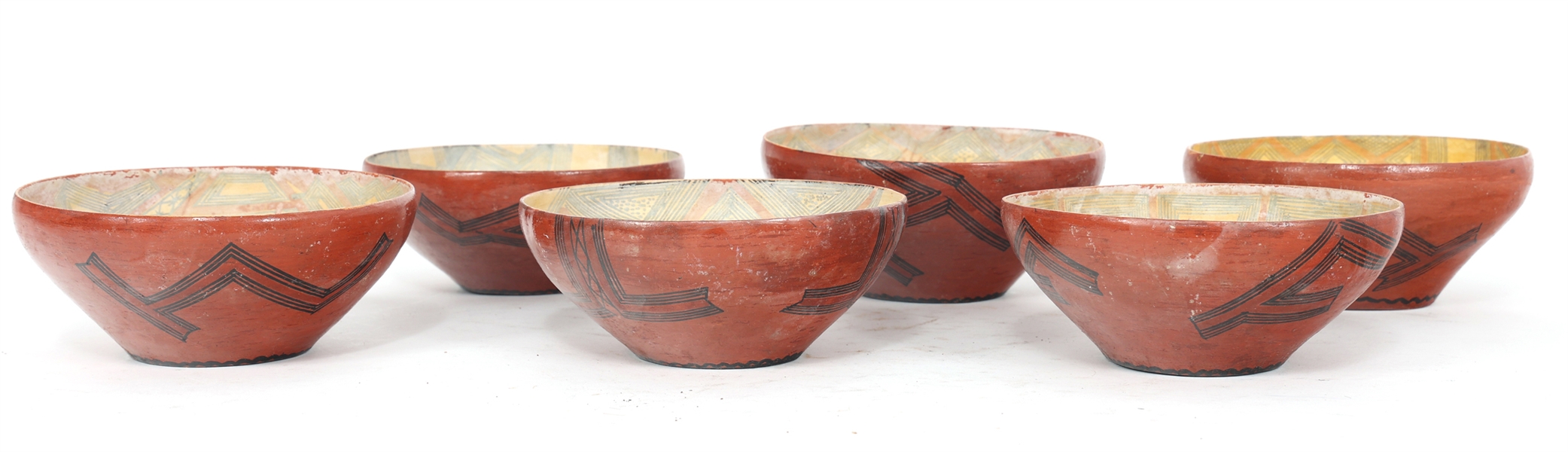 ECUADORIAN CANELOS QUICHUA MUCAWA POTTERY BOWLS