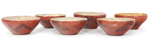 ECUADORIAN CANELOS QUICHUA MUCAWA POTTERY BOWLS