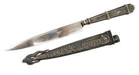 INOX SILVER PLATE GAUCHO KNIFE