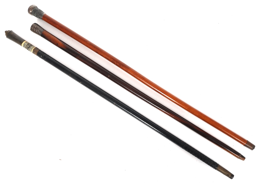 WALKING STICKS - LOT OF 3