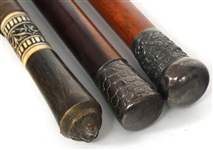 WALKING STICKS - LOT OF 3