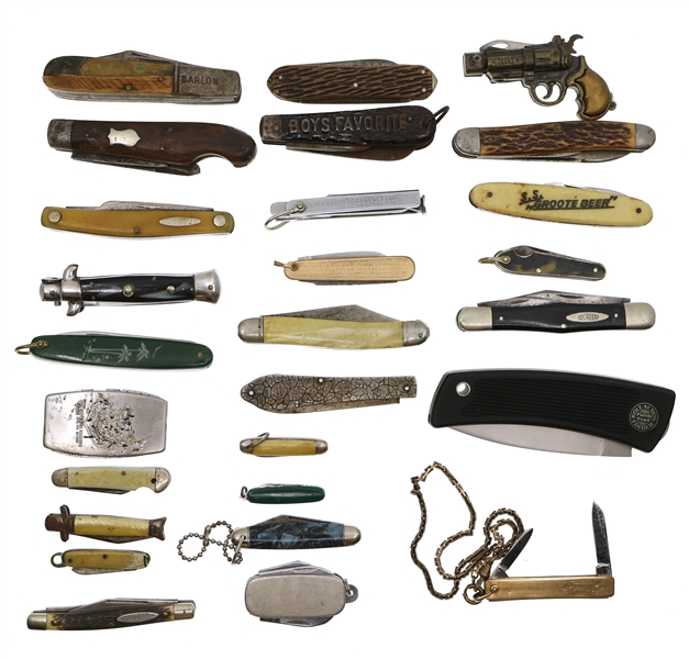 FOLDING POCKET KNIVES - SCHRADE, GERBER, & MORE
