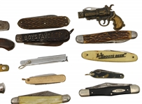 FOLDING POCKET KNIVES - SCHRADE, GERBER, & MORE