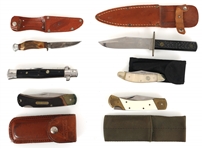 FOLDING & FIXED BLADE KNIVES - LOT OF 6