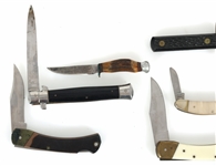 FOLDING & FIXED BLADE KNIVES - LOT OF 6