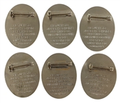 1950's SCHLITZ BREWERY EMPLOYEE BADGES
