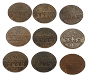 1940s OHIO REGISTERED CHAUFFER BADGES