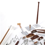 DOLLHOUSE MINIATURE WORKSHOP & GARDEN TOOLS