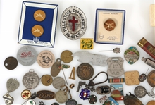 MILITARY & CIVILIAN INSIGNIA, TOKENS, PINS & MORE