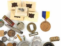 MILITARY & CIVILIAN INSIGNIA, TOKENS, PINS & MORE