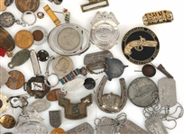 MILITARY & CIVILIAN INSIGNIA, TOKENS, PINS & MORE
