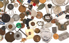 MILITARY & CIVILIAN INSIGNIA, TOKENS, PINS & MORE