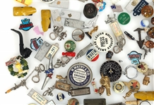 NOVELTY ITEMS MINIATURES POLITICAL BUTTONS & MORE