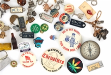 NOVELTY ITEMS MINIATURES POLITICAL BUTTONS & MORE