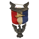 BOY SCOUTS BSA SILVER BEAVER AWARD & EAGLE RANK BADGE