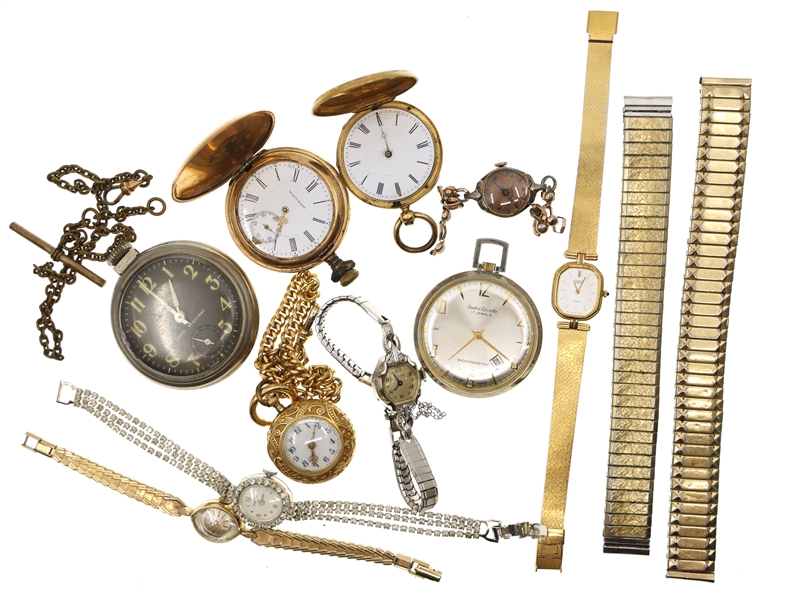 WRISTWATCHES, POCKET WATCHES, & MORE
