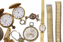 WRISTWATCHES, POCKET WATCHES, & MORE