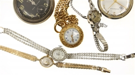WRISTWATCHES, POCKET WATCHES, & MORE