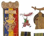 FRATERNAL BADGES - KNIGHTS OF PYTHIAS & MORE
