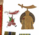 FRATERNAL BADGES - KNIGHTS OF PYTHIAS & MORE