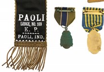 FRATERNAL BADGES - KNIGHTS OF PYTHIAS & MORE