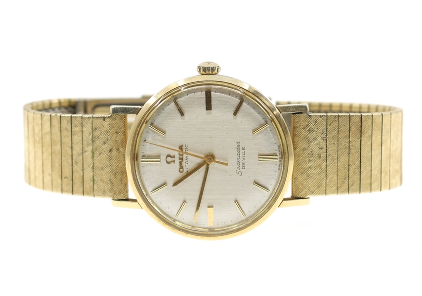 1960s OMEGA SEAMASTER DEVILLE 10K GOLD FILL WRISTWATCH