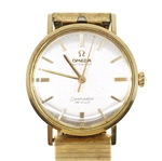 1960's OMEGA SEAMASTER DEVILLE 10K GOLD FILL WRISTWATCH