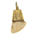 10K GOLD & GOLD FILLED FRATERNAL ELK TOOTH PENDANTS