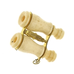 10K GOLD & GOLD FILLED FRATERNAL ELK TOOTH PENDANTS