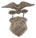 OBSOLETE STOREY COUNTY NEVADA SHERIFF BADGE