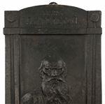 RUSSIAN LEO TOLSTOY BRONZE PLAQUE 