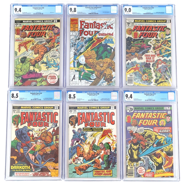 MARVEL FANTASTIC FOUR CGC GRADED COMIC BOOKS 